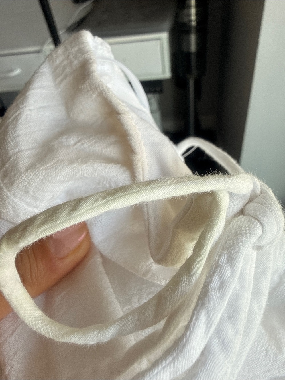 Abercrombie & Fitch White Tiered Tie-Shoulder Maxi Dress - Picture 7 of 7